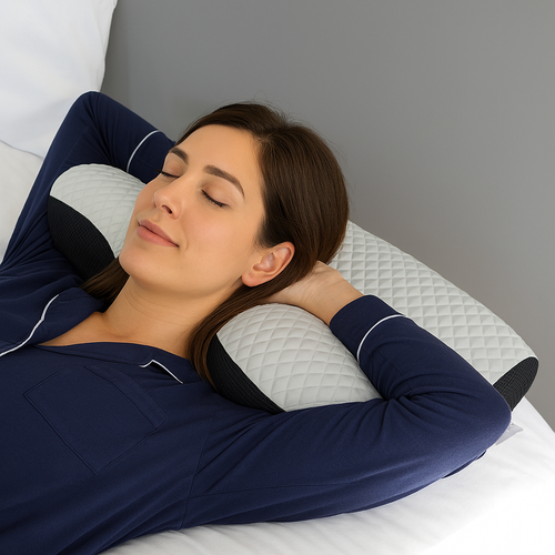 Lemur Neck-Mould Pillow